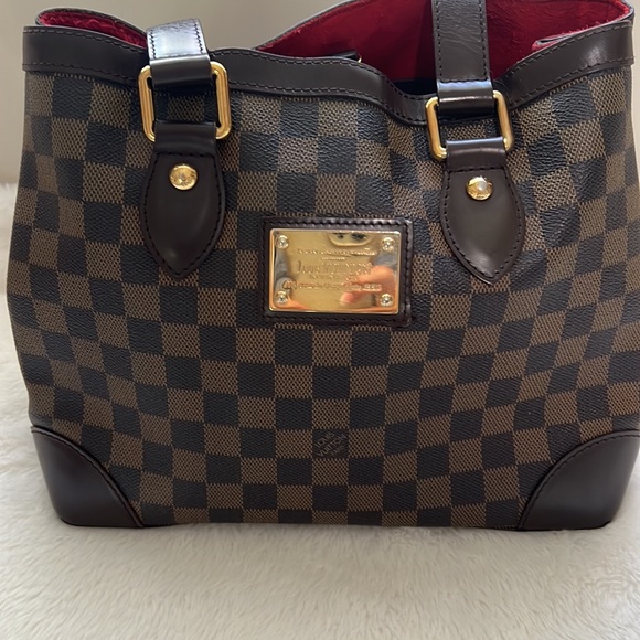 Auth LOUIS VUITTON Hampstead PM  Ebene Damier Unclear Handbag - Picture 2 of 14